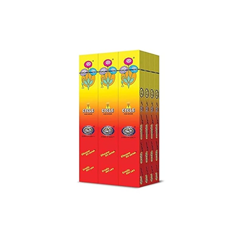 Cycle Incense Sticks 3 in 1 - Pack of 12