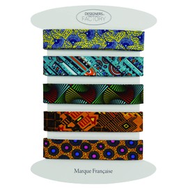 Set of 4 Printed Cotton Bias Binding - Multiple Colours Available - Set of Very Good Quality - 2 Metres Per Colour - 100% Cotton (Set M)