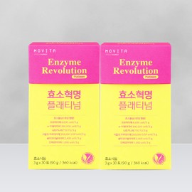 Mobita Movita Natural Grain Domestic Enzyme Enzyme Revolution Platinum 30 sachets, 2 packs / 모비타 자연곡물 국내산 엔자임 효소혁명 플래티넘 30포, 2개