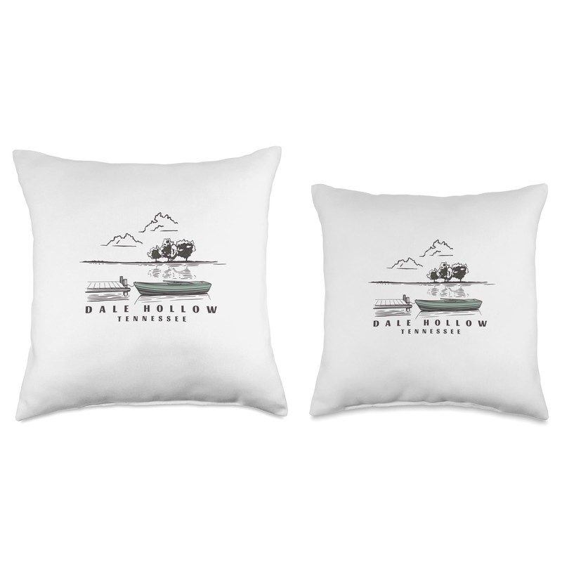 Dale Hollow Tennessee Throw Pillow
