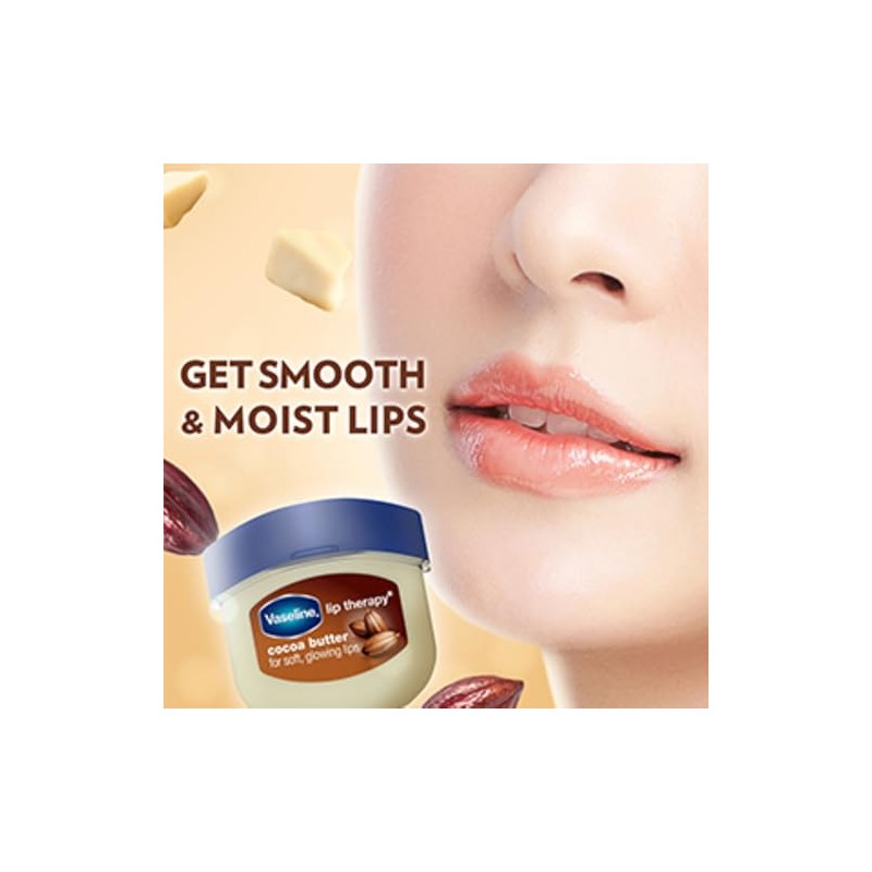 Vaseline Lip Therapy, Cocoa Butter , 0.25 Ounce