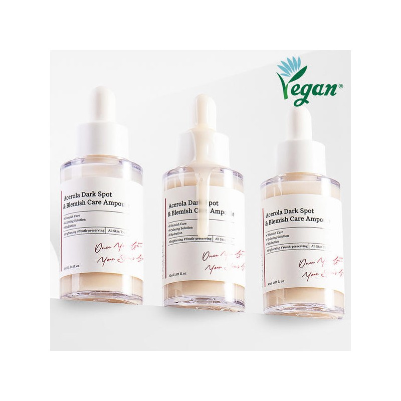 Raviel 3일 기미&잡티케어 미백 톤개선 나이아신 아세로라 앰플 30ml 3-Day