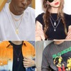 Gold Letter Chain Men & Women Initial D Pendant Necklace