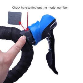 SUKOUSRAM Bike Brake Levers Hoods Compatible with Shimano ST-4700 105-5800 UT-6800,Pair of Yellow