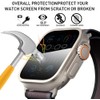 Suoman 2PCS para iWatch Ultra 321 49MM Protector Pantalla,TitanioTitanio
