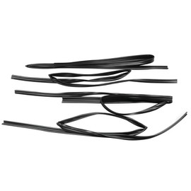 XQSMWF Front Rear Door Glass Run Set Compatible with Toyota Land Cruiser 1991-1996 Compatible with Lexus LX450 1996-1997 Replace 6814160010 6815160010