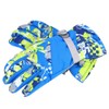 Winter Outdoor Ski Waterproof Wind Ventilation Thickened Warm Gloves(Blue XL)