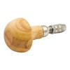 Tiardey 3 Pcs Hand Chucks Wooden Handles, Pear Shape Handle,