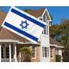 2×3 FT Israel Flag,Medium 60×90 CM 100D Israeli Decor Outdoor