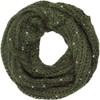 Caspar SC330 Women's Soft Knitted Loop with Sequins, Green, Unit