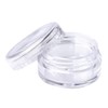50 Pcs Empty Plastic Cosmetic Jars, 5ml Sample Containers Pots