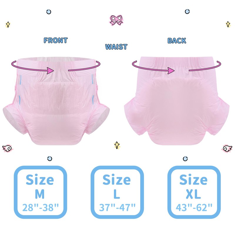 CutiePlusU Disposable Adult Diaper Heavy Absorption Dry Surface Adult Diapers
