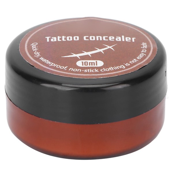 Tattoo Concealer, 10 ml Makeup Tattoo Cover, Waterproof Concealer Cream for Skin Acne Spots Freckles Scars Cover, Skin Concealer Use on the Body, for Legs, for Men and Women