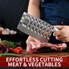 SHI BA ZI ZUO Meat Cleaver Knife, Heavy Duty Cleaver