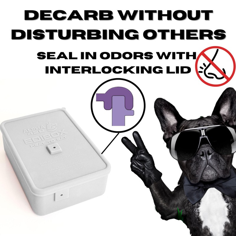 Alpha420 Decarboxylator Box, Decarb Box, Decarb Machine, Decarboxylation, Use with
