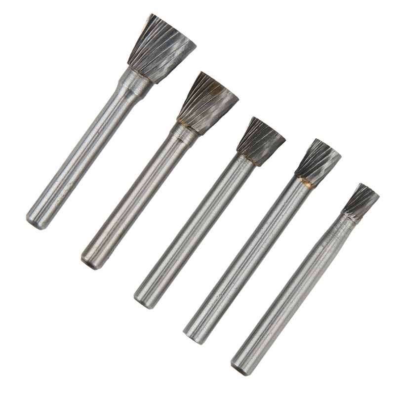N Type Rotary Burr Set Single Cut 6mm Shank Carbide