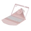 Vertical Keyboard Case Multi Angle Magnetic Clear Back Cover Detachable