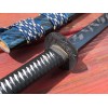 Tattva Tactical 41" Katana Samurai Sword Japanese Blue Blade Feather