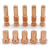 Vaphy 5pcs KP2063-1B1 Electrode 5pcs KP2062-1B1 Nozzle Tip Fit Lincoln