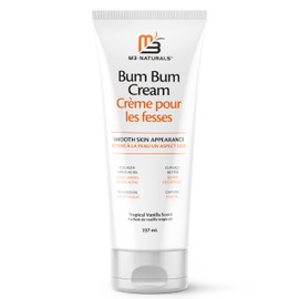 M3 Naturals Bum Bum Cream with Lemon Vanilla Scent 2-in-1 Skincare Moisturizing Lotion | 237mL