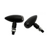 Highsider LED MICRO-BULLET Blinker, schwarz, Glas getoent,EG