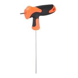 QUARKZMAN Allen Key with Handle 2.5 mm Metric S2 Steel T Hex Key Repair Tool for Bicycle Automotive and Household Maintenance