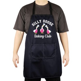 CENWA Silly Goose Baking Club Funny Goose Cooking Apron Baking Lover Gift (baking club UK)