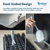 Rocktex 3 Pack Microfiber Delicate Duster & Detail Brush -