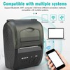 Portable Receipt Printer 58mm Bluetooth 4.0 Fast Printing Low Noise