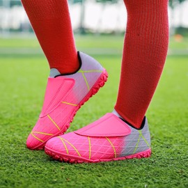 FORYEGO Zapatos de Fútbol para Niño Tenis de Futbol Botas de Fútbol Calzado de Futbol Ligeras Antideslizante Zapatillas Deportivos Interior Exterior