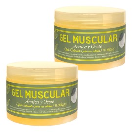 2 Pzas Gel Muscular Efecto Calmante Árnica Y Ocote 350gr