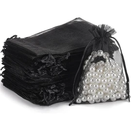 200 Piezas Bolsas de Organza, 7X9 CM Organza Bolsas de Regalo, Bolsas de Dulces para Boda, Fiesta, Cumpleaños, Navidad, Joyería, Caramelos, Auriculares, Recuerdos y Souvenirs