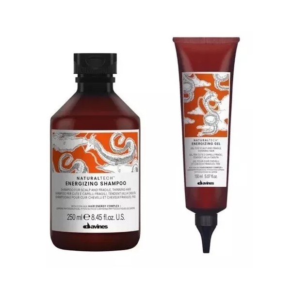 Davines Kit Anti Caida Shampoo Y Gel Energizing
