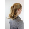 BRO-506-27CH24B Ponytail Braid Medium Blonde Mixed with Visible Butterfly Clip