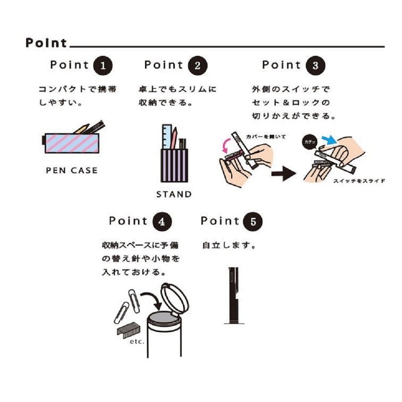 Sunstar Stationery S4763211 Sticky Steel Stapler, Black