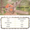 Peakloong 2Pcs 16 Inch Chainsaw Chain 3/8 LP 55 Drive
