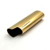 Lucklybestseller Metal Lighter Cover Case Pouch Holder Mirror Surface Gold