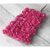 OOKI-144 Pcs 15mm Artificial Mulberry Paper Rose Flower Wedding Scrapbook