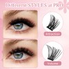 DIY Lash Extension Kit Cluster Lashes Kit with 72 Pcs