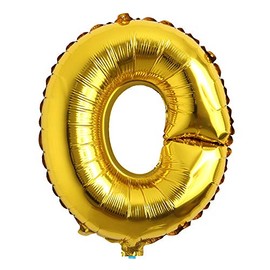 32 inch Letter Balloons Gold Alphabet Number Balloons Foil Mylar Party Wedding Bachelorette Birthday Bridal Shower Graduation Anniversary Celebration Decoration (32 INCH GOLD O)