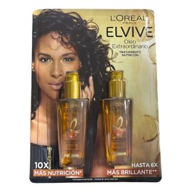 Loreal Elvive Oleo Extraordinario Tratamiento Nutricion 2pz