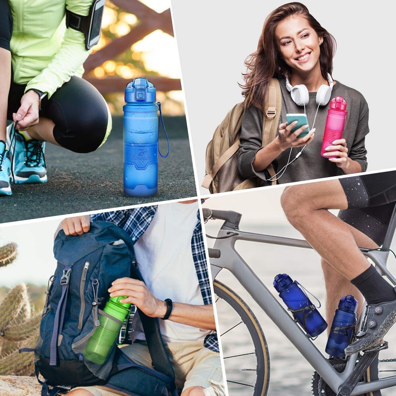 ZOUNICH Premium Sports Water Bottle 32 oz/1 Liter, 24 oz,