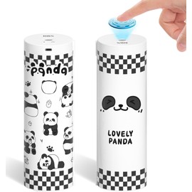 NBX NewmeBox Fingerprint Lock Pencil Case for Friendship Birthday Gift, Best Friend, Classmate, Kids, Long Battery Life, Cute and Multifunction Standing Pen Box with Calculator for Girls/Boys(Panda)