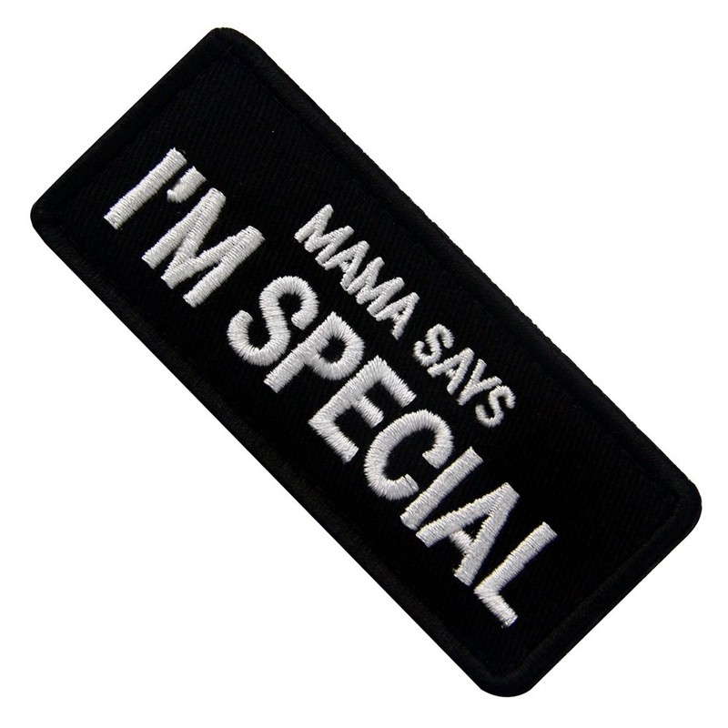 Mama Says I'm Special Embroidered Velcro Patch