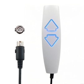 Fresayerd Lift Chair Remote Replacement, Universal 5 Pin 2 Lighted Button Hand Control with 6Ft Cord for Power Lift Recliner Chairs Accessories, Recliner Control Replacement Parts