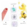 Ipetboom Easy Application Manicure Sequin Snowflakes Nail Art Glitter Flakes