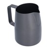 400ml Black PTFE Oblique Mouth Milk Frothing Jug 304 Stainless