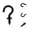 DonLeeving cutefly Mini Screw Hooks 200 Pack 1/2" Screw Hooks
