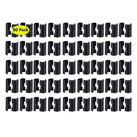 0.75" Wire Shelf Clips - 90Pack Wire Shelving Shelf Lock Clips for 3/4" Post Shelvings