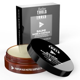 Barber Tools Beard Balm N°2 with 100% Natural Oils 30 ml - Made in France - Nourishes, Hydrated, Textured With 2 Waxes, 2 Butters, 5 Vegetable Oils, 2 Essential Oils, Vitamin E